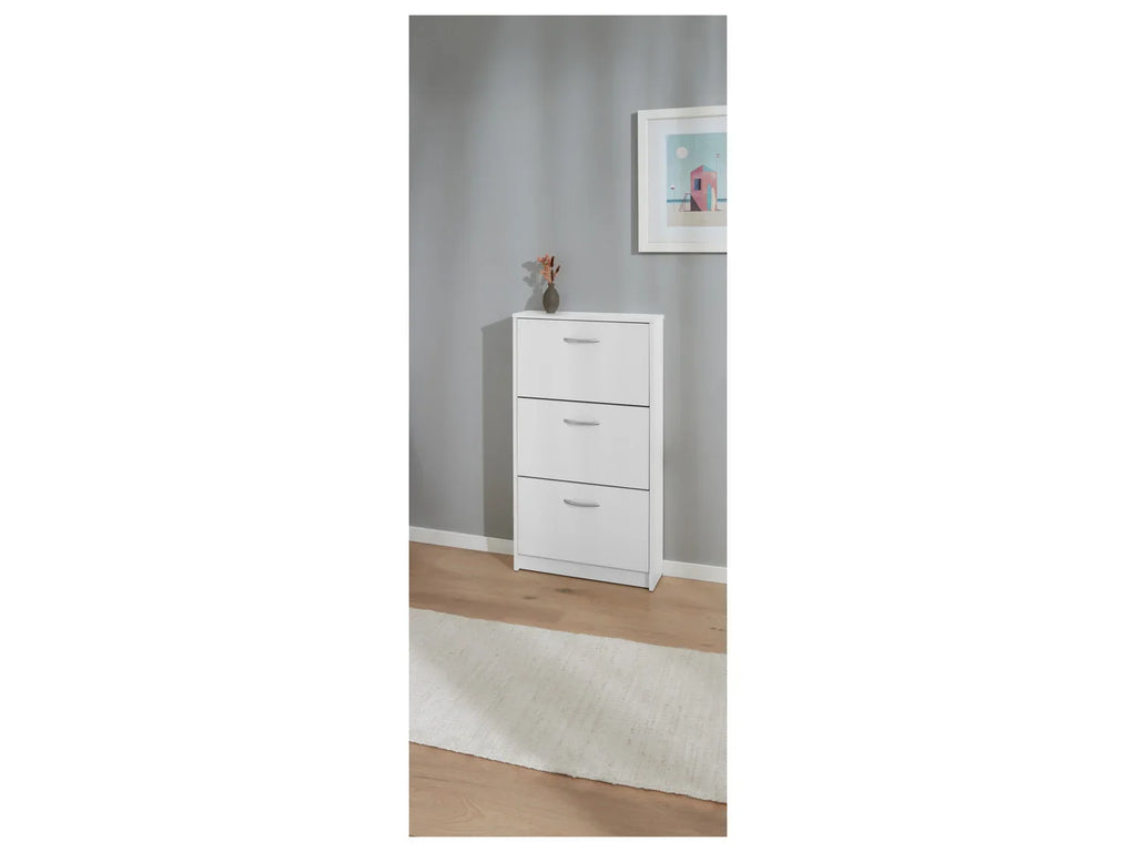 LIVARNO home Meuble  chaussures, 58,5 x 104,7 x 17 cm, blanc