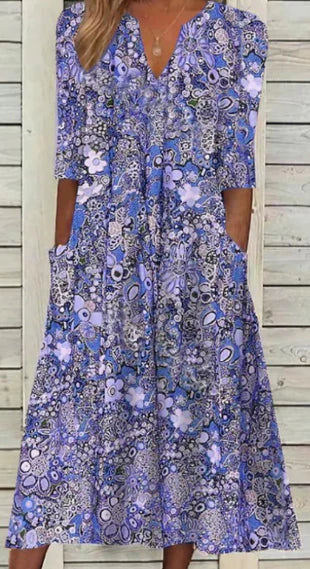 OLIVIA | ROBE ÉLÉGANTE AVEC DÉCOLLETÉ EN V
