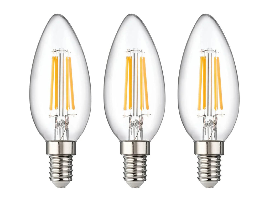 LIVARNO Lot de 3 ampoules LED  filament