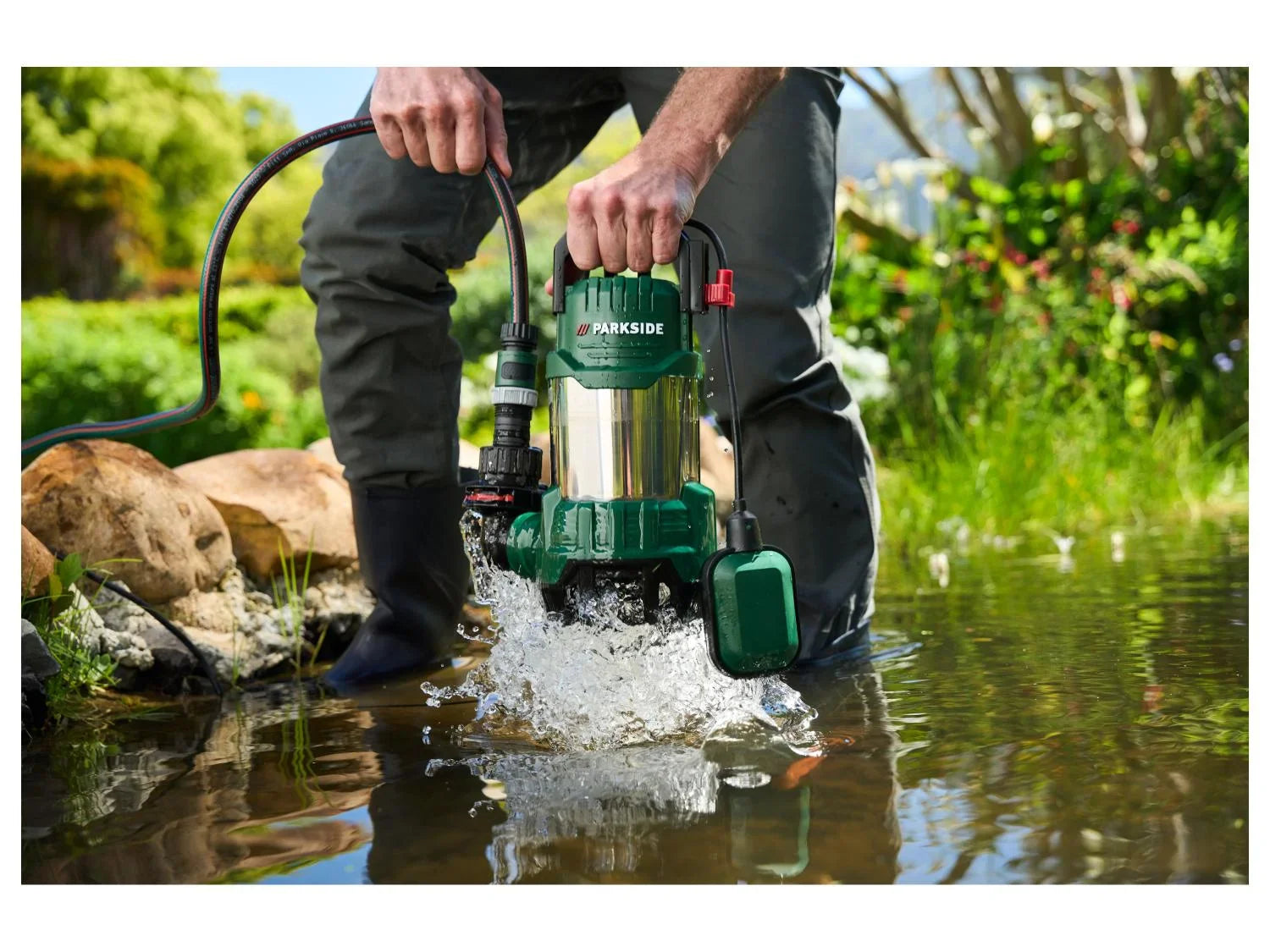 PARKSIDE Pompe immerge pour eaux charges PETPS 1100 A1, 20000 L/h