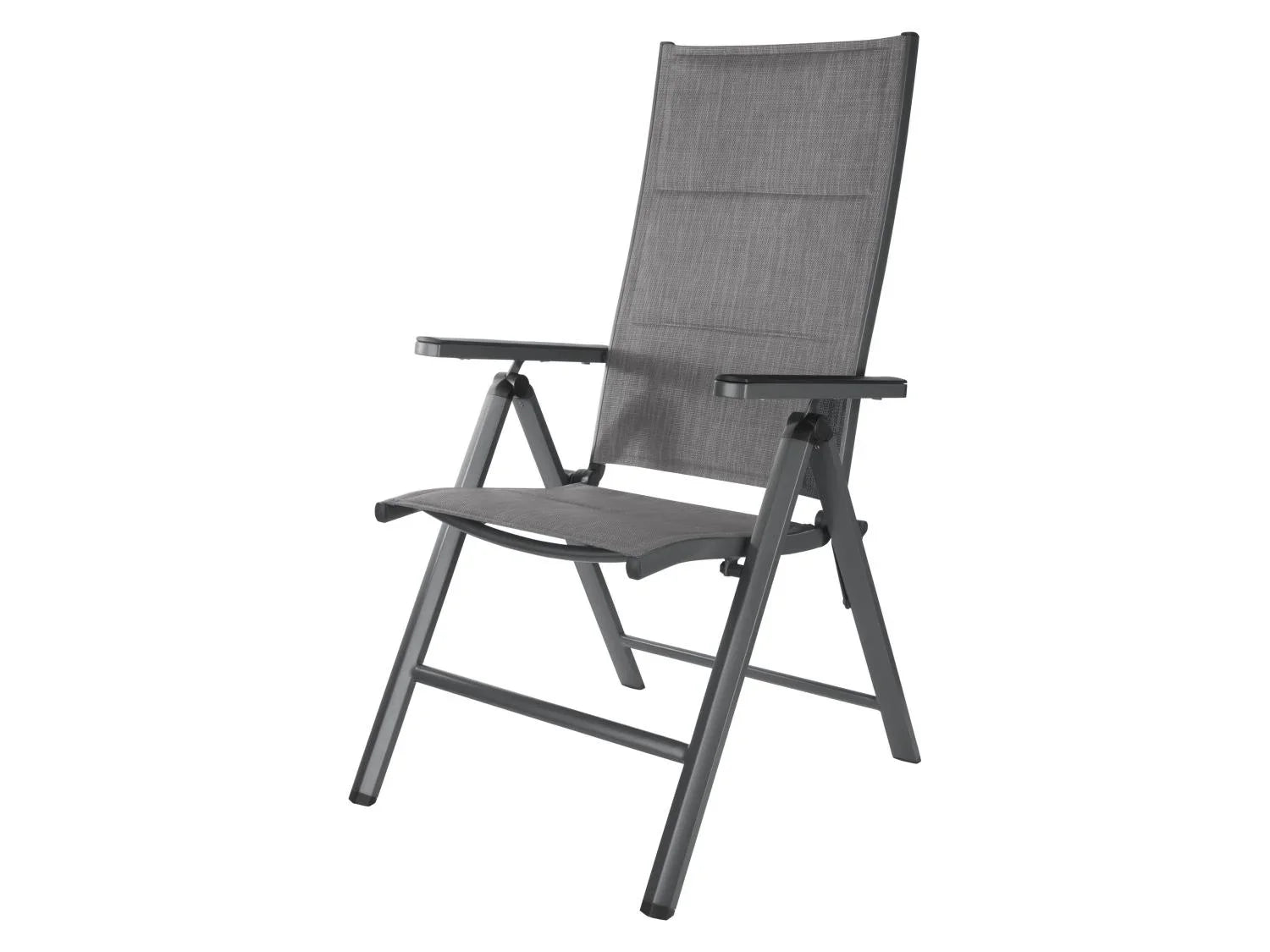 LIVARNO home Lot de 2 chaises hautes en aluminium Toronto, anthracite