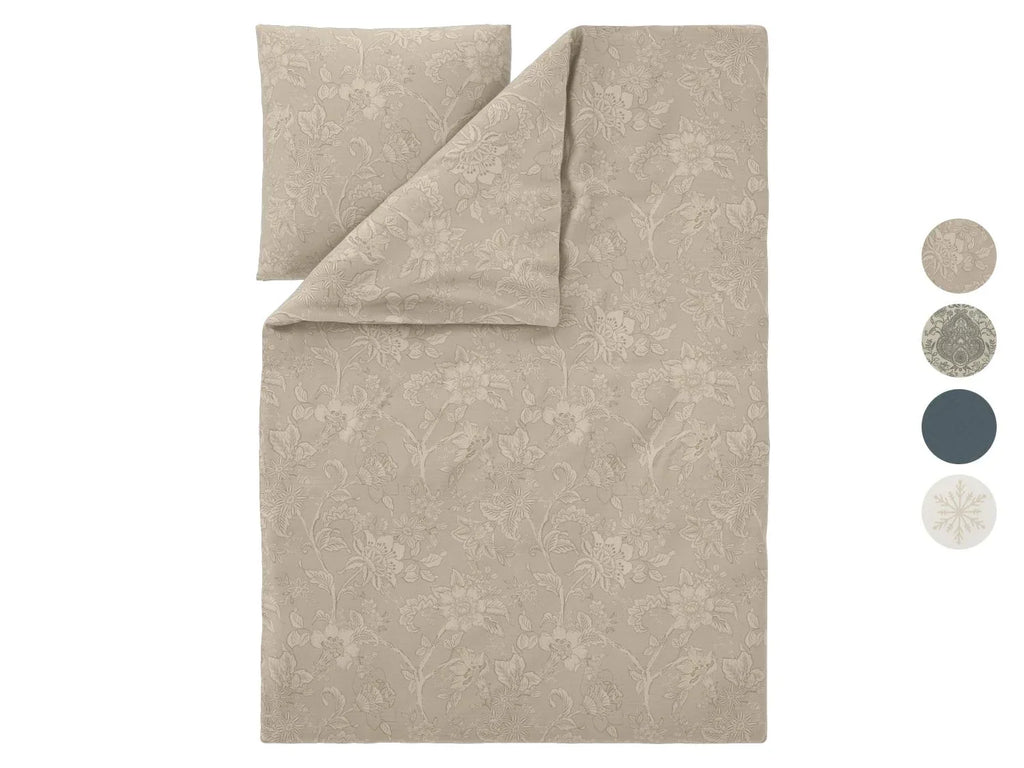LIVARNO Parure de lit double face en satin, 140 x 200 cm