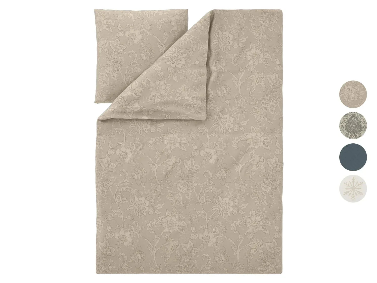LIVARNO Parure de lit double face en satin, 140 x 200 cm