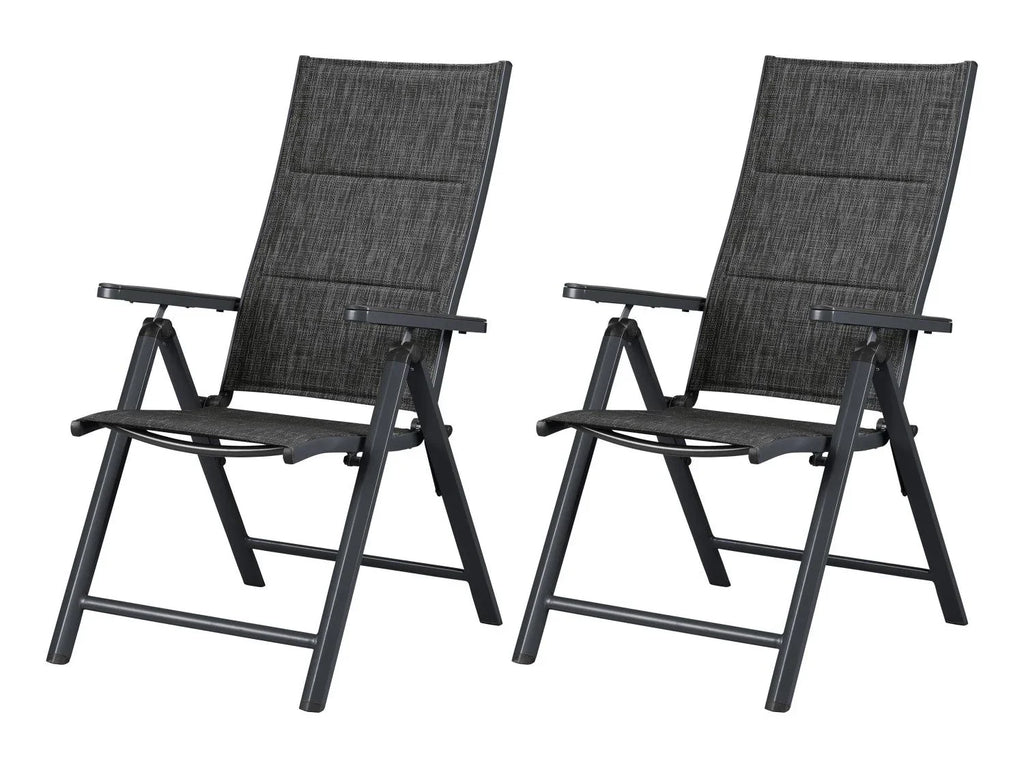 LIVARNO home Table de jardin Houston + Lot de 4 fauteuils Toronto