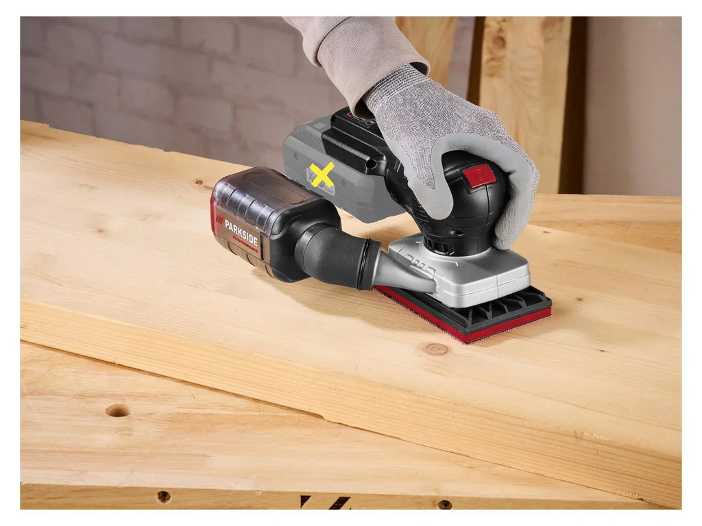 PARKSIDE PERFORMANCE Ponceuse excentrique ou Ponceuse vibrante sans fil, 20 V