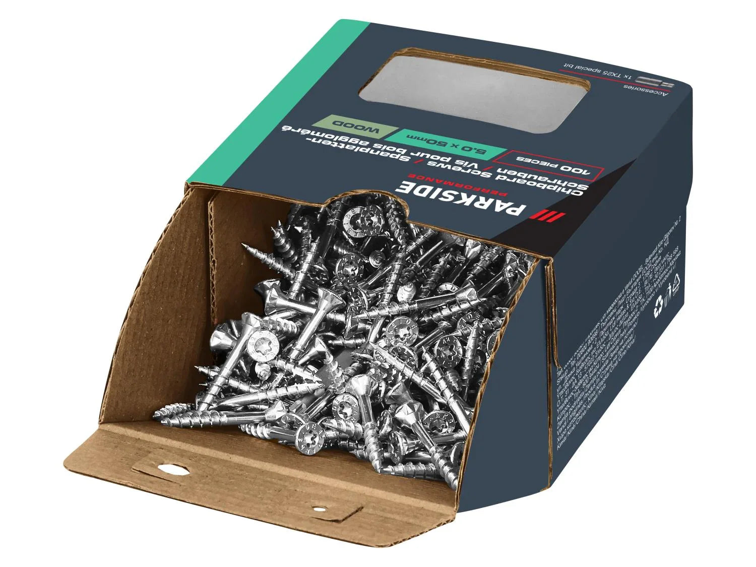 PARKSIDE PERFORMANCE Set de vis pour bois agglomr
