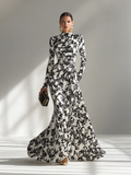 Damiana | Robe enveloppante en mélange stretch