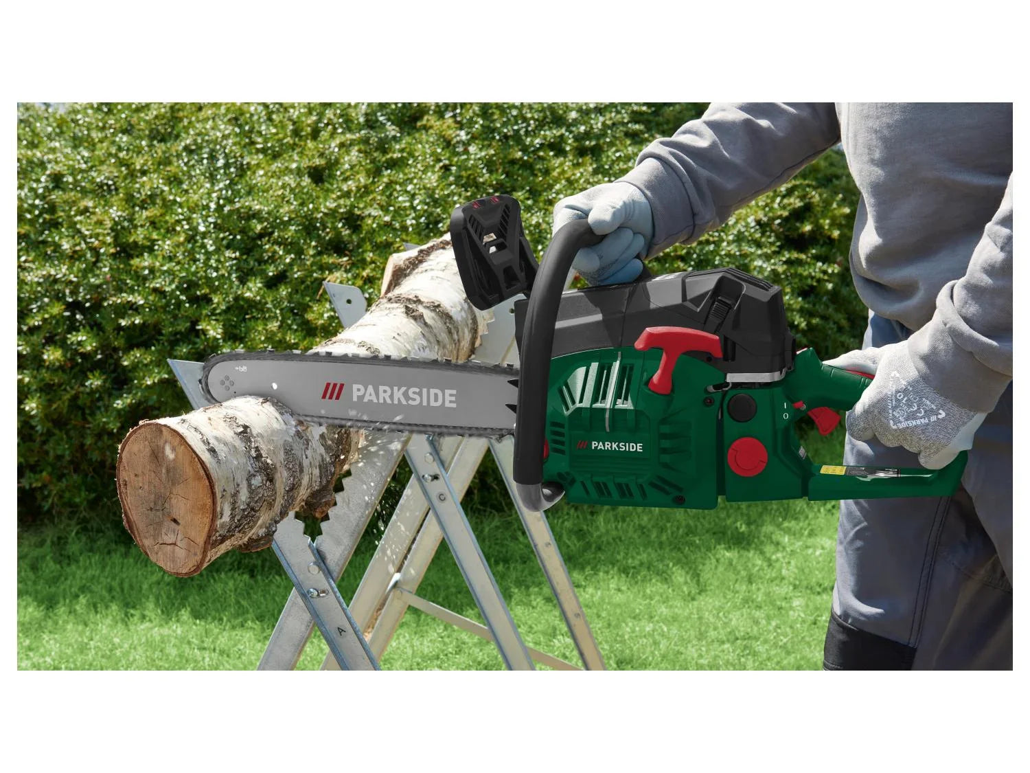 PARKSIDE Trononneuse  essence PBKS 46 B2, guide 16, 46 cm