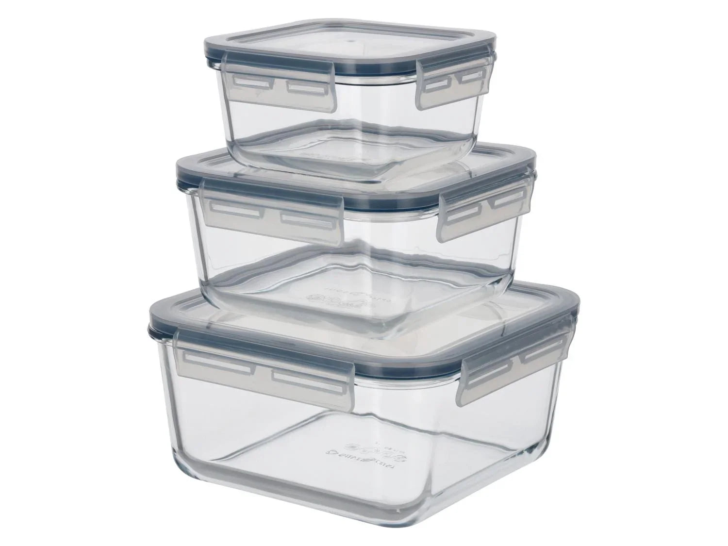 SILVERCREST Lot de 3 botes de conservation