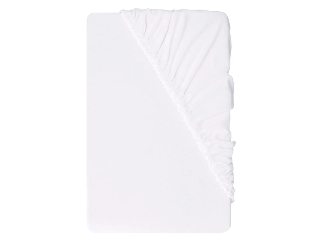 LIVARNO Lot de 2 draps-housses en jersey, 90-100 x 200 cm