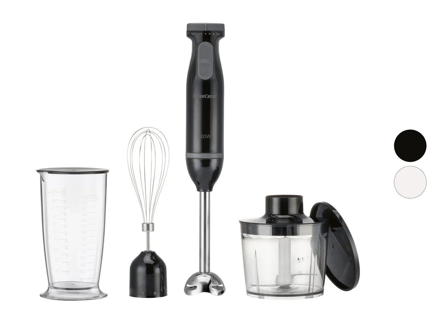 SILVERCREST KITCHEN TOOLS Mixeur plongeant 3-en-1 SSMS 600 E6 / SOSMS 600 E6