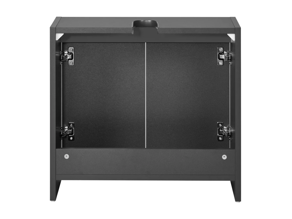 LIVARNO home Meuble sous-vasque Oslo, 60 x 55 x 28 cm, noir