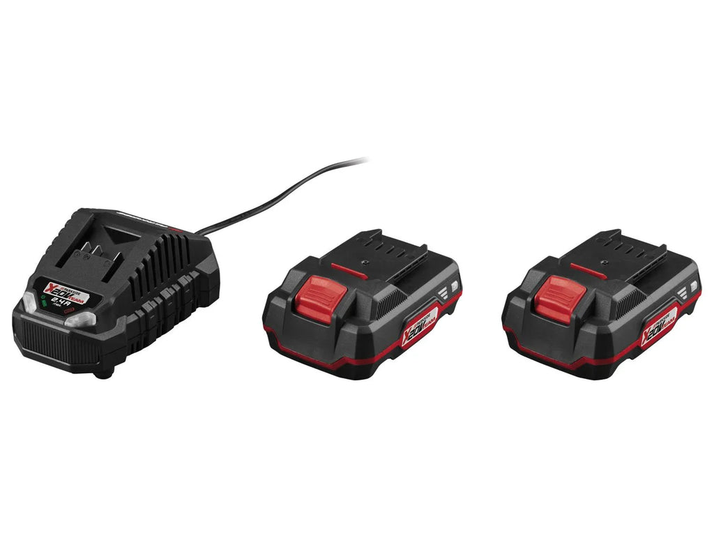 PARKSIDE PERFORMANCE Set de perceuse-visseuse  percussion sans fil + 2 Batteries + Chargeur, 20 V