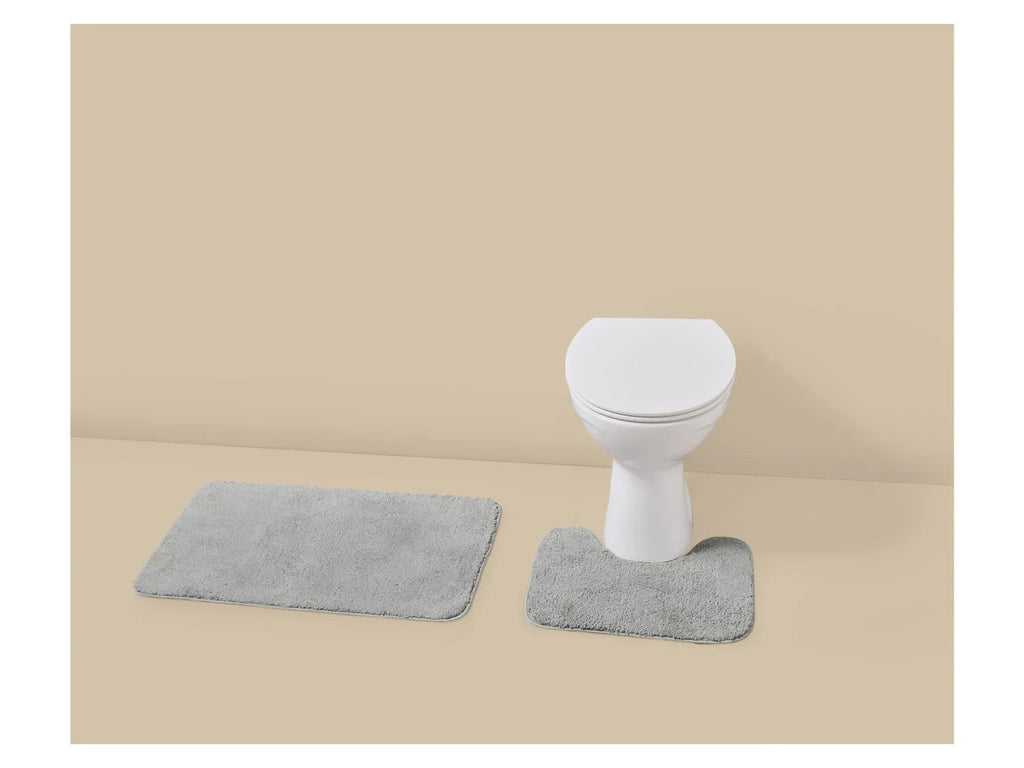 LIVARNO Set de 2 tapis WC et salle de bains