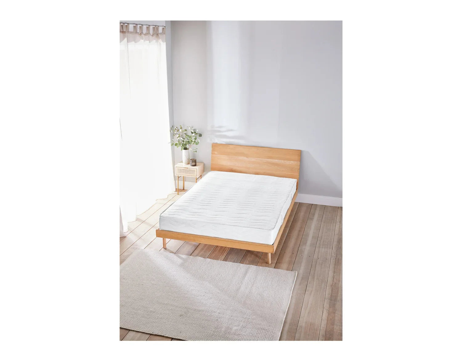 LIVARNO home Matelas 7 zones  ressorts ensachs, H2, 140 x 190 cm