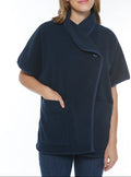 Cape femme bleu marine fabriquée en France