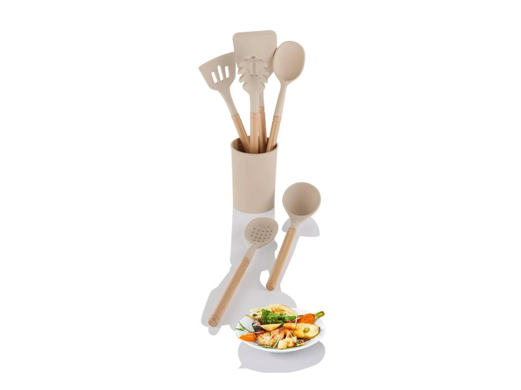 LIVARNO home Set d'ustensiles de cuisine, 7 pices