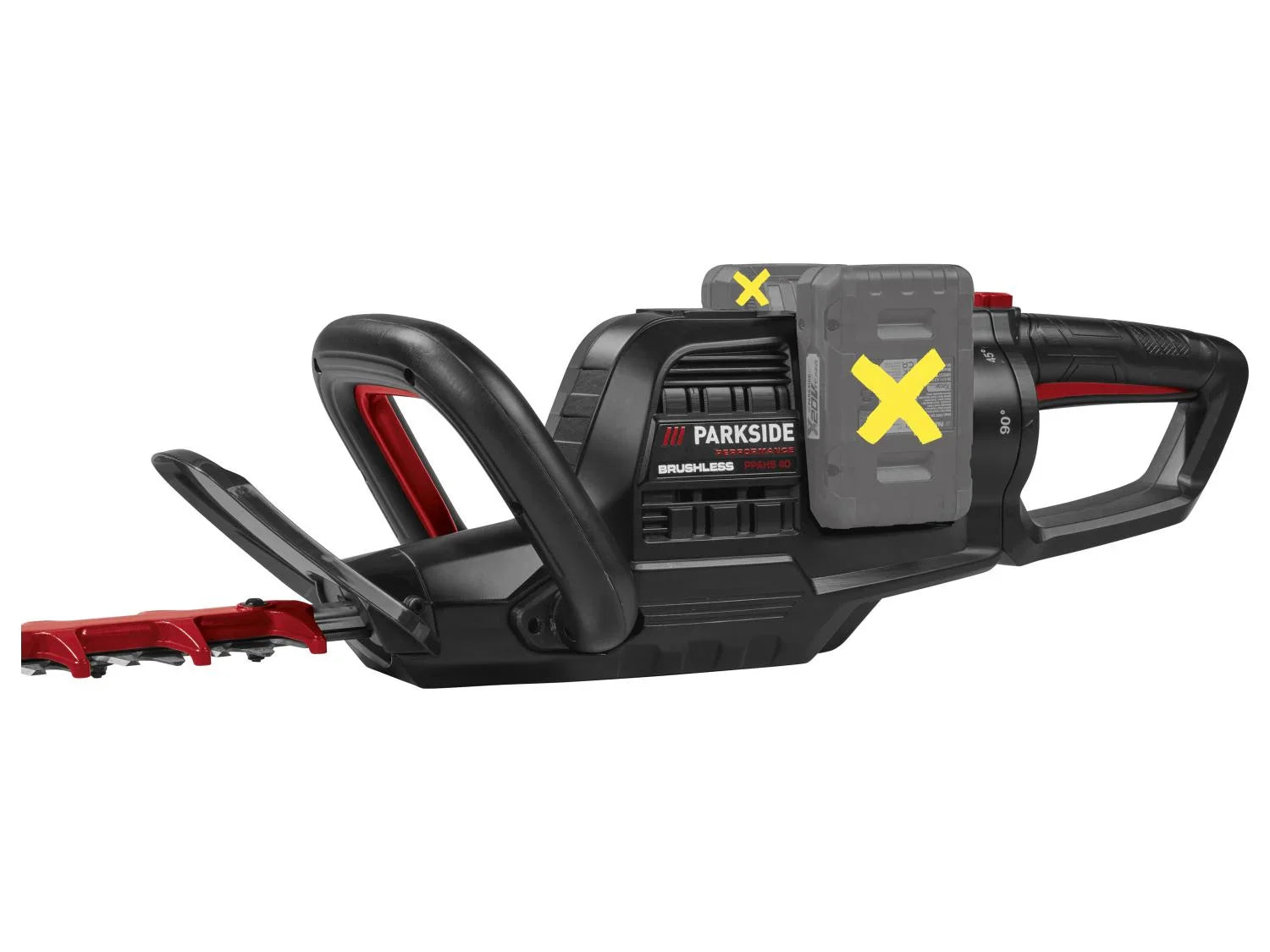 PARKSIDE PERFORMANCE Taille-haies sans fil + chargeur + batterie, 20 V