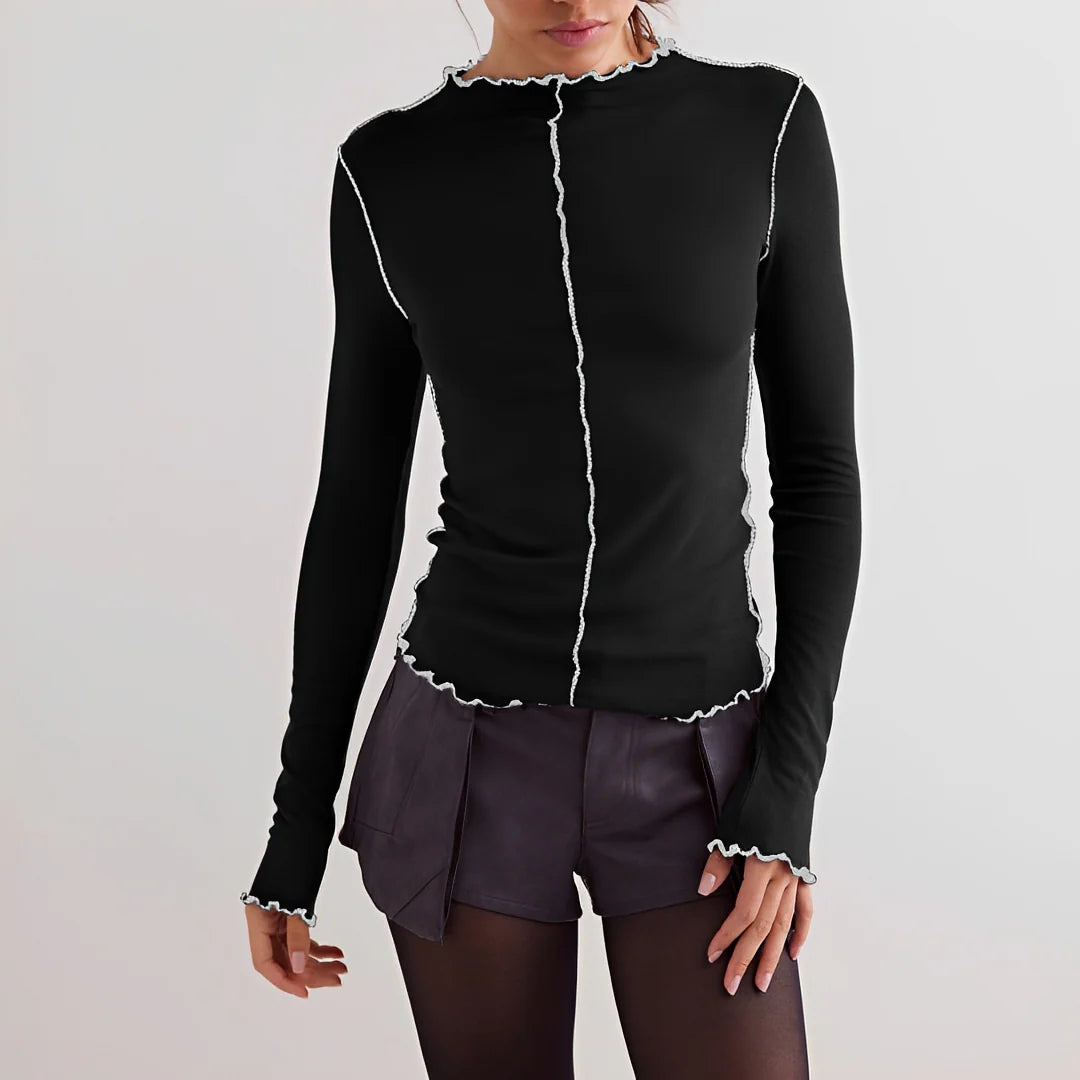 Shania - Chemise Agréable à Manches Longues