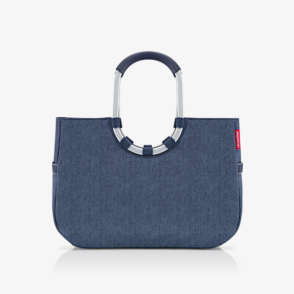 Loopshopper L Herringbone Dark Blue