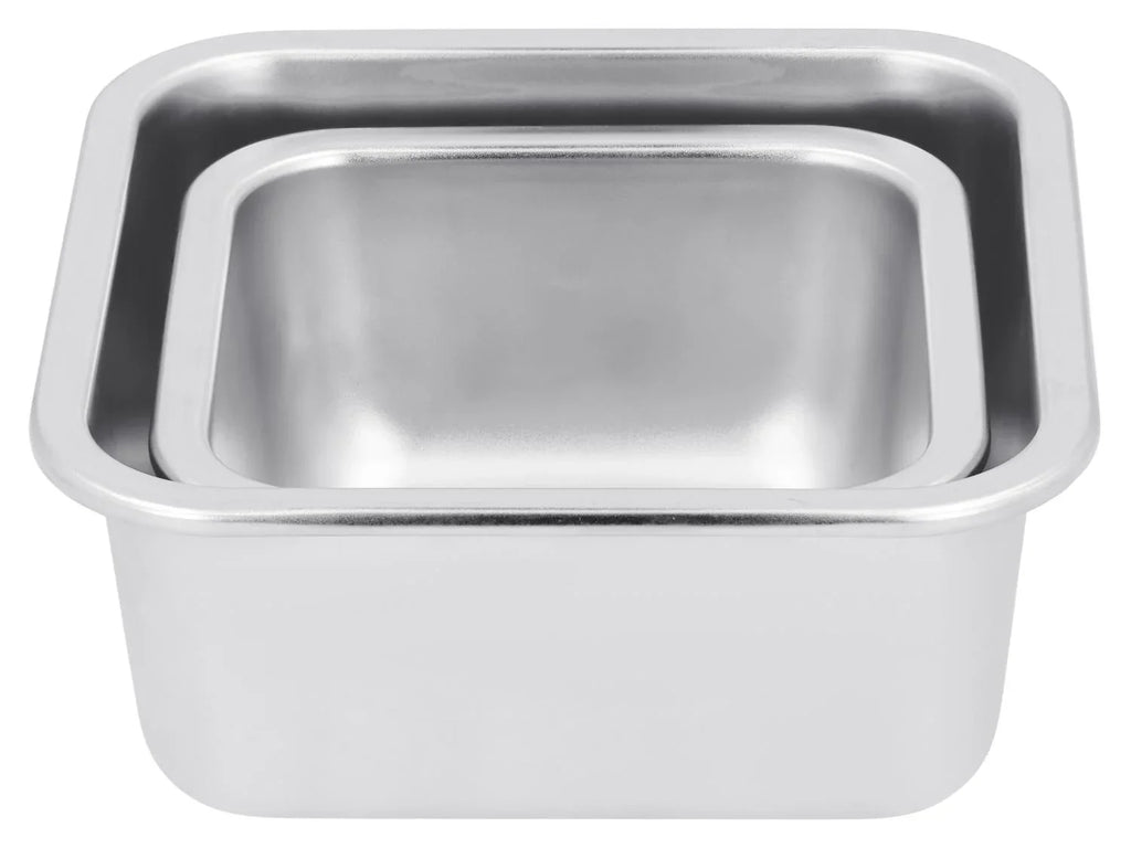 SILVERCREST Set de 2 botes de conservation en acier inoxydable
