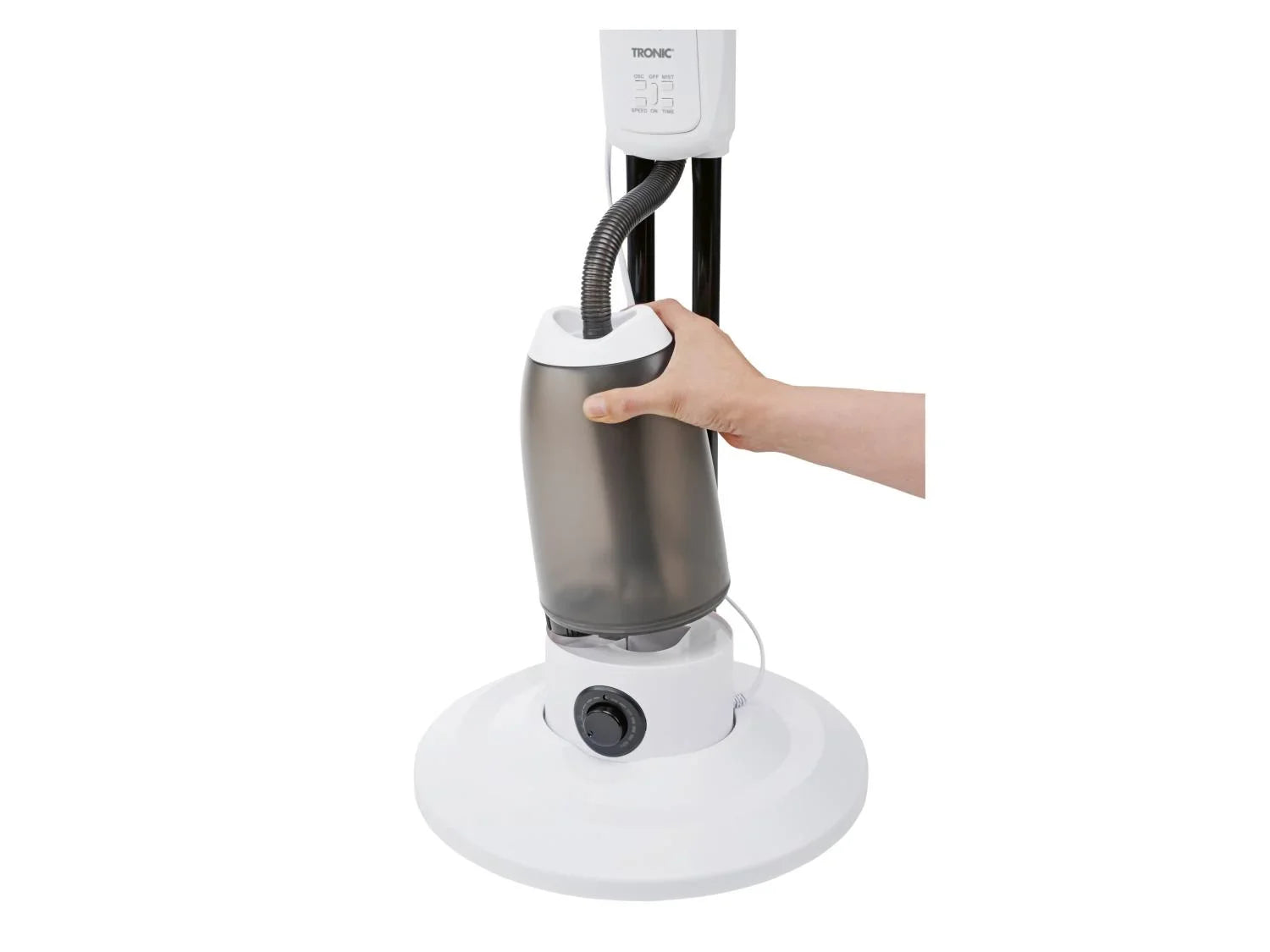 TRONIC Ventilateur sur pied avec fonction vaporisation