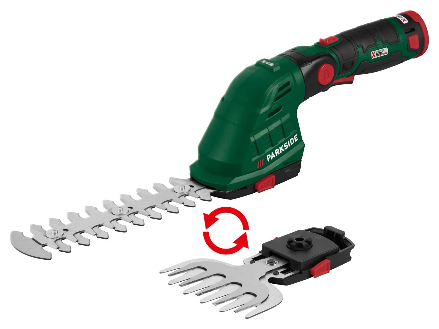 PARKSIDE Coupe-bordures/taille-haies sans fil PGSA 12 B1, 12 V
