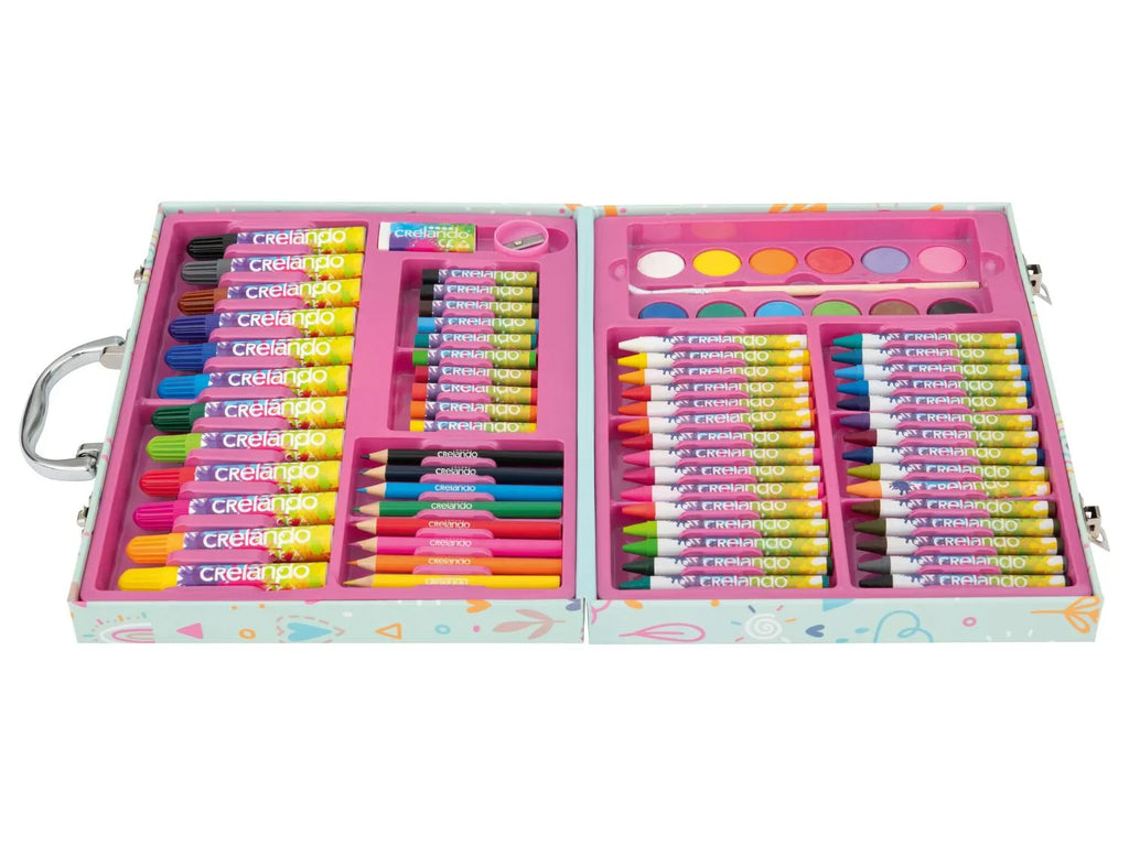 crelando Mallette de coloriage pour enfant
