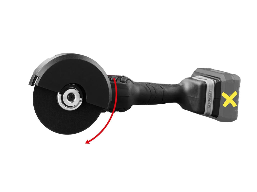 PARKSIDE PERFORMANCE Meuleuse d'angle sans fil PWSAP 20 Li F6, 20 V