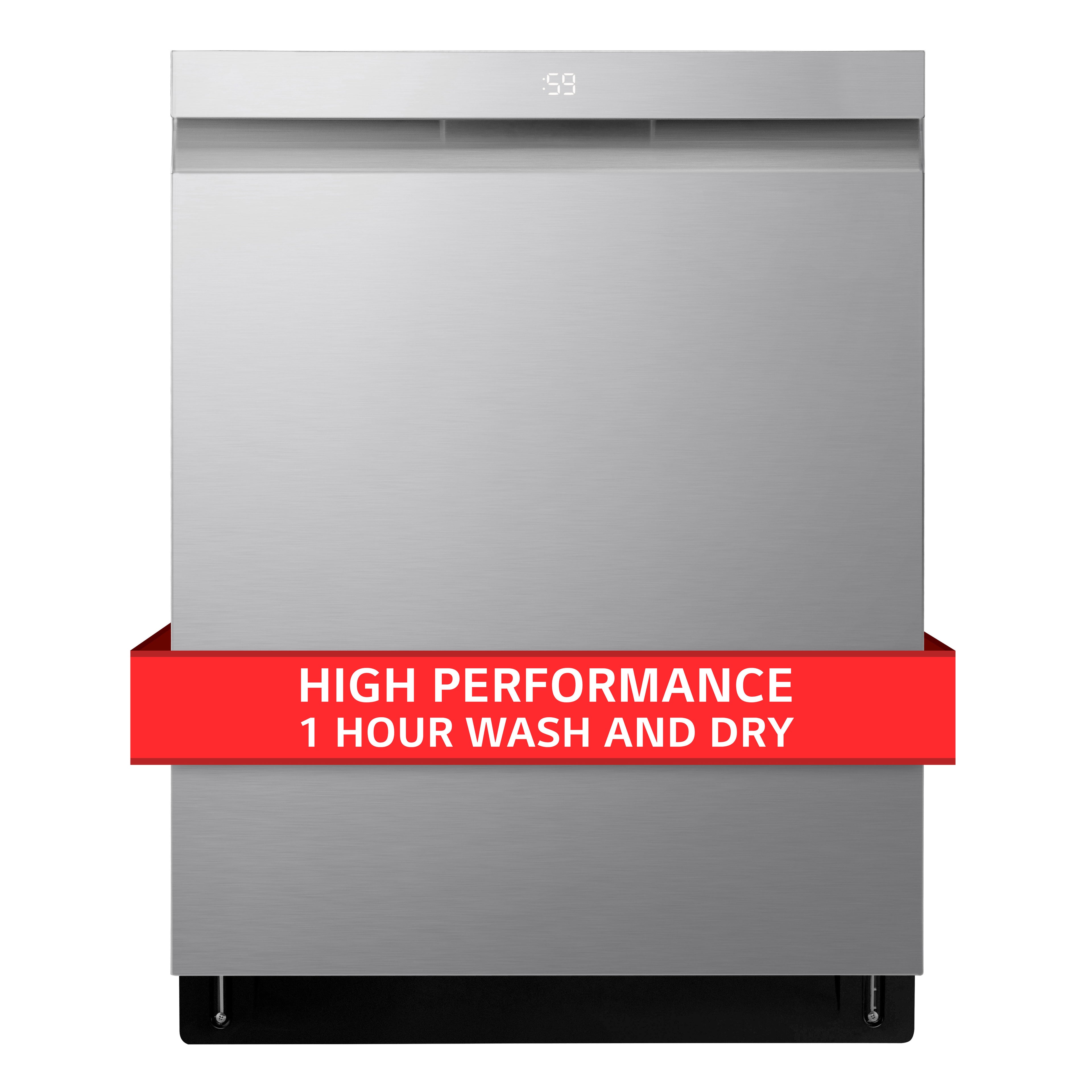 2025 24′′ Top Control Smart Built-In Stainless Steel Tub Dishwasher with 3rd Rack, QuadWash Pro and 42dba – Stainless Steel