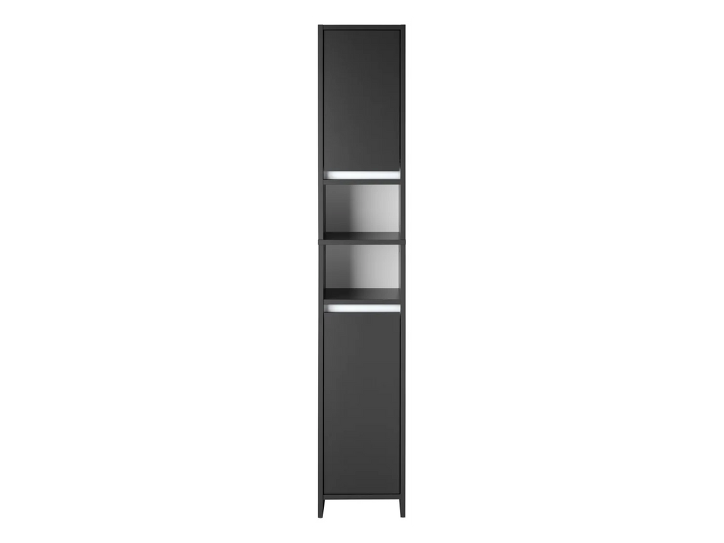 LIVARNO home Colonne de salle de bain Oslo, 32 x 180 x 28 cm, noire