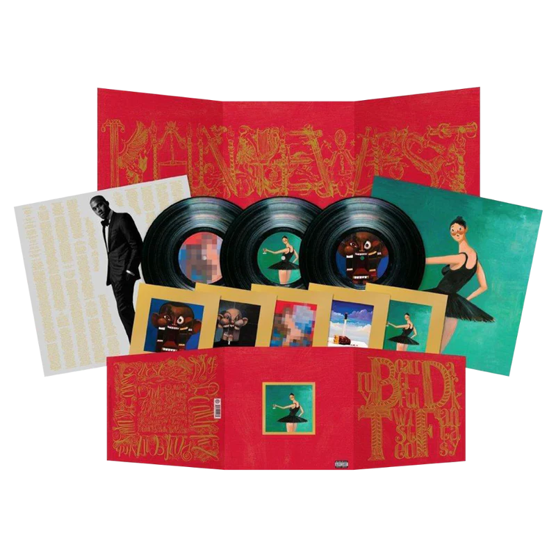 Kanye West: My Beautiful Dark Twisted Fantasy 3LP