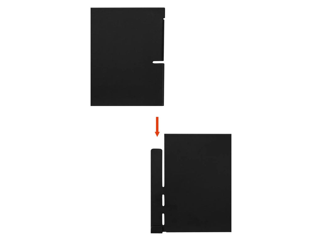 PARKSIDE Lot de 4 bordures de jardin, 100 x 13 cm