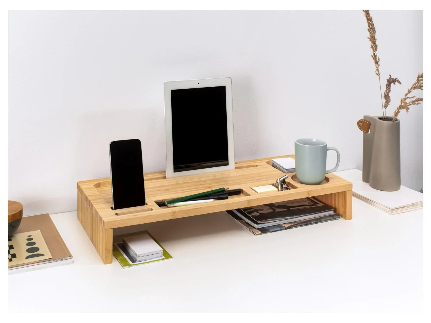 LIVARNO home Support d'ordinateur en bambou