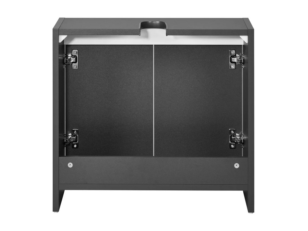 LIVARNO home Meuble sous-vasque Oslo, 60 x 55 x 28 cm, noir
