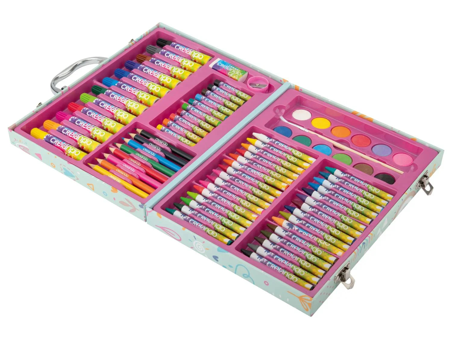 crelando Mallette de coloriage pour enfant