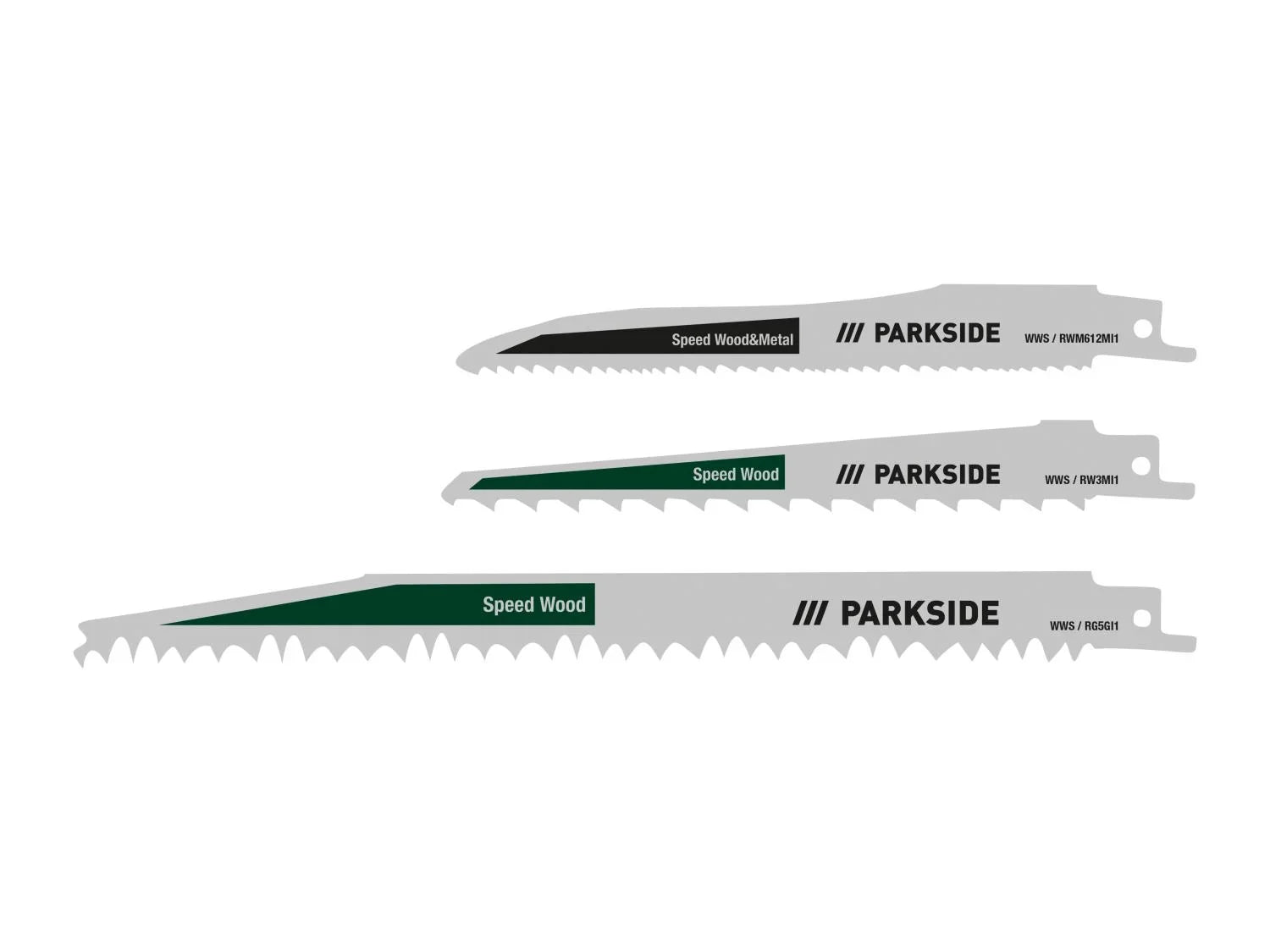 PARKSIDE Set de 3 lames de scie sabre PFSZ 3 B1