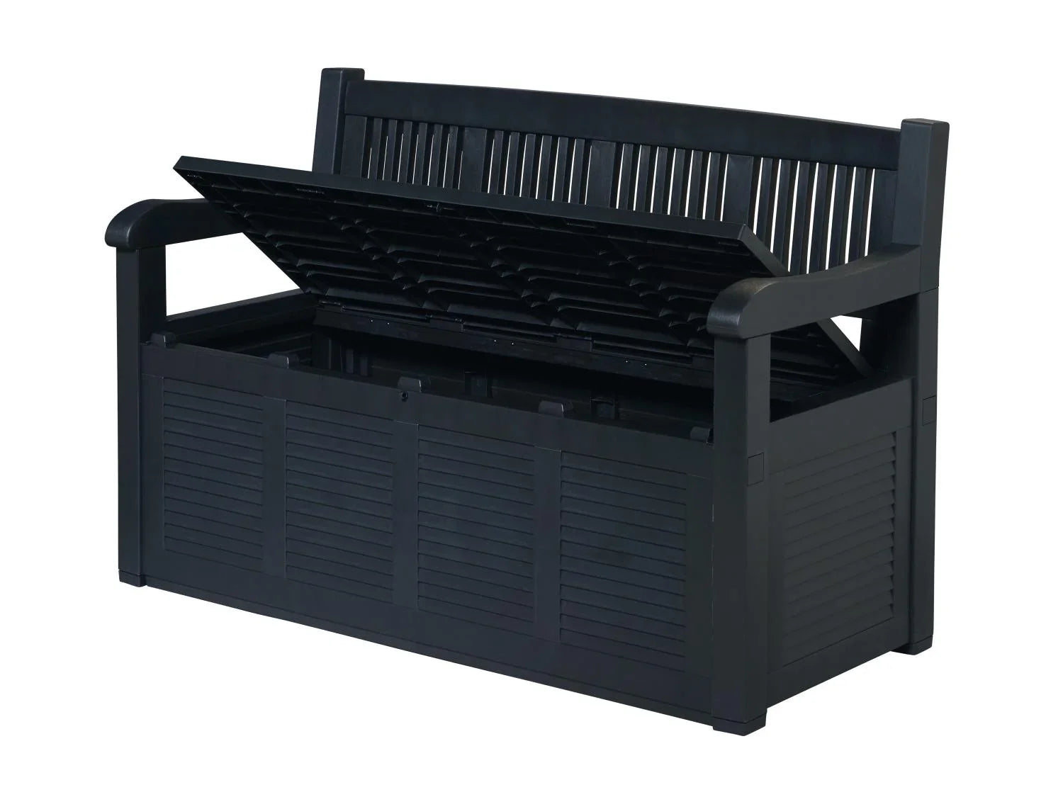 LIVARNO home Banc de jardin, 130 x 60 x 85 cm, anthracite