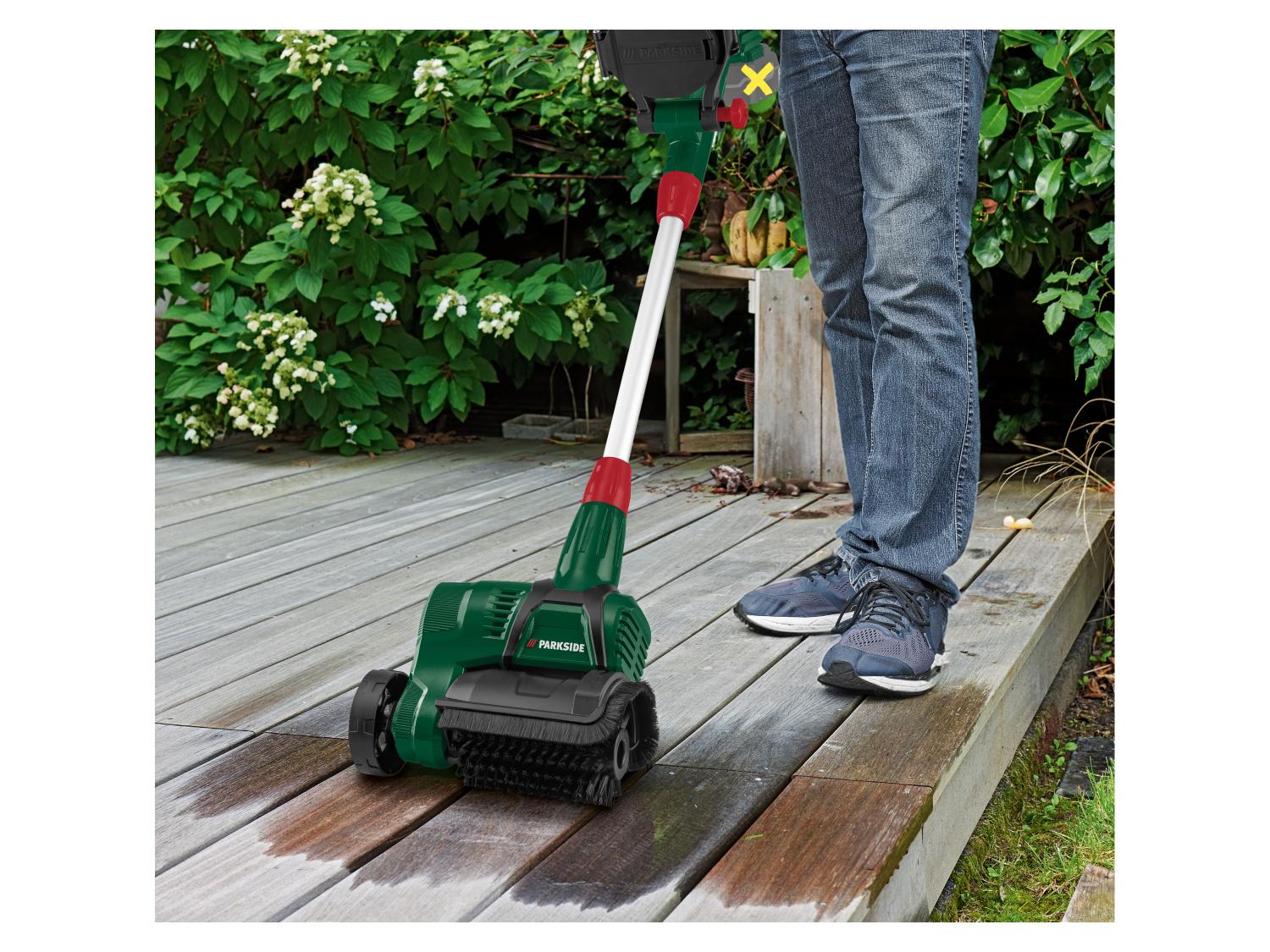 PARKSIDE Brosse de surface sans fil 2en1 + chargeur + batterie, 20 V