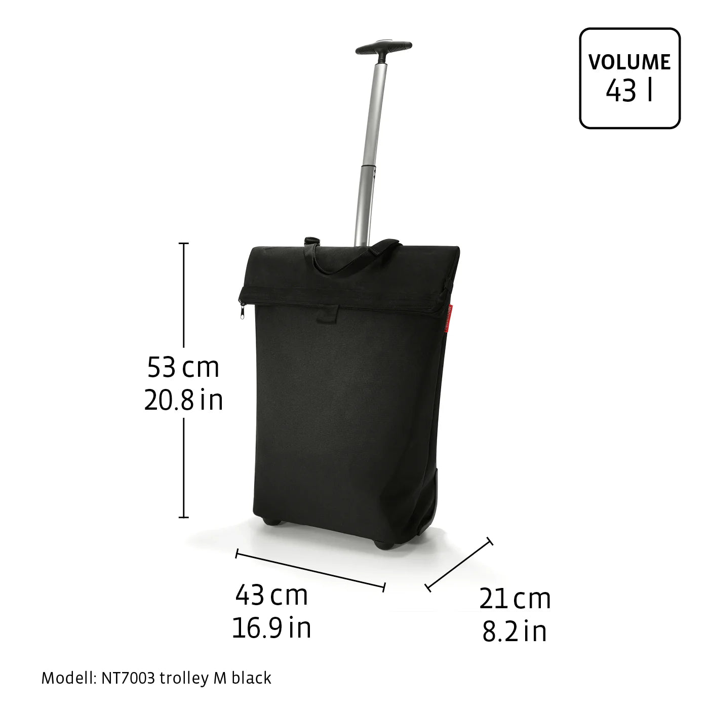 Trolley M Frame Dots White