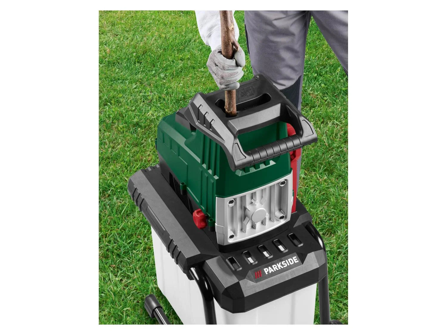 PARKSIDE Broyeur de vgtaux  rotor lectrique PEWH 2800 A1, 56 L, 2800 W