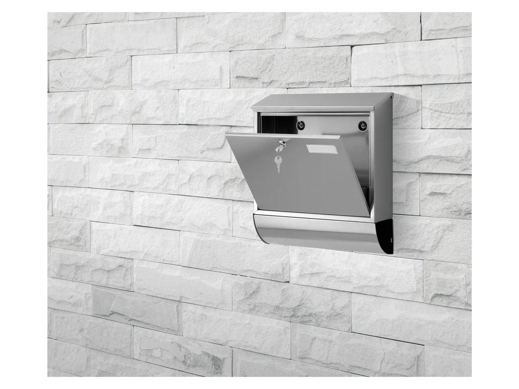 LIVARNO home Bote aux lettres en acier inoxydable