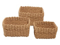 W5 Lot de 3 paniers de rangement