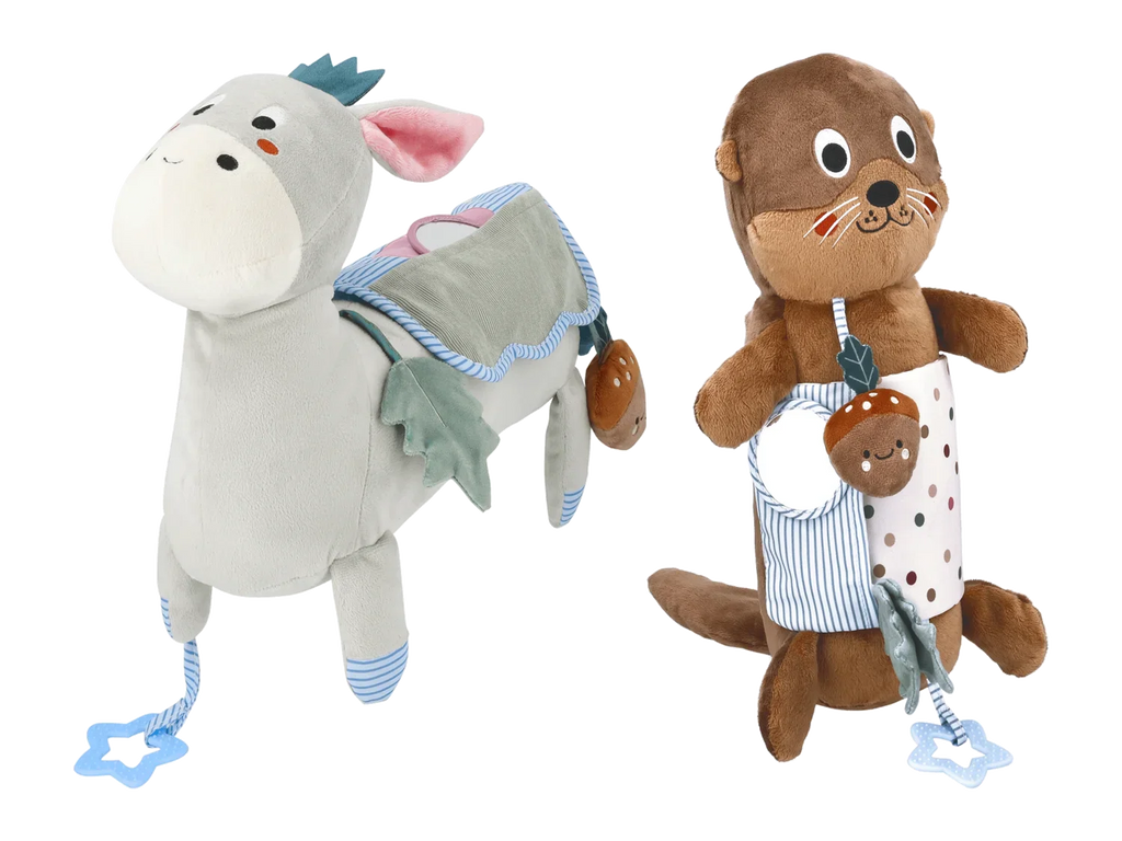 lupilu Peluche d'activits animal 4 en 1