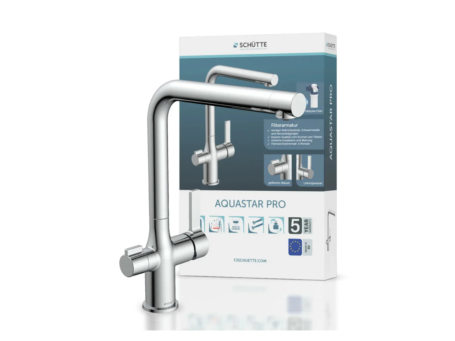 Schtte Robinet d'eau potable AQUASTAR PRO avec systme de filtration anti-calcaire