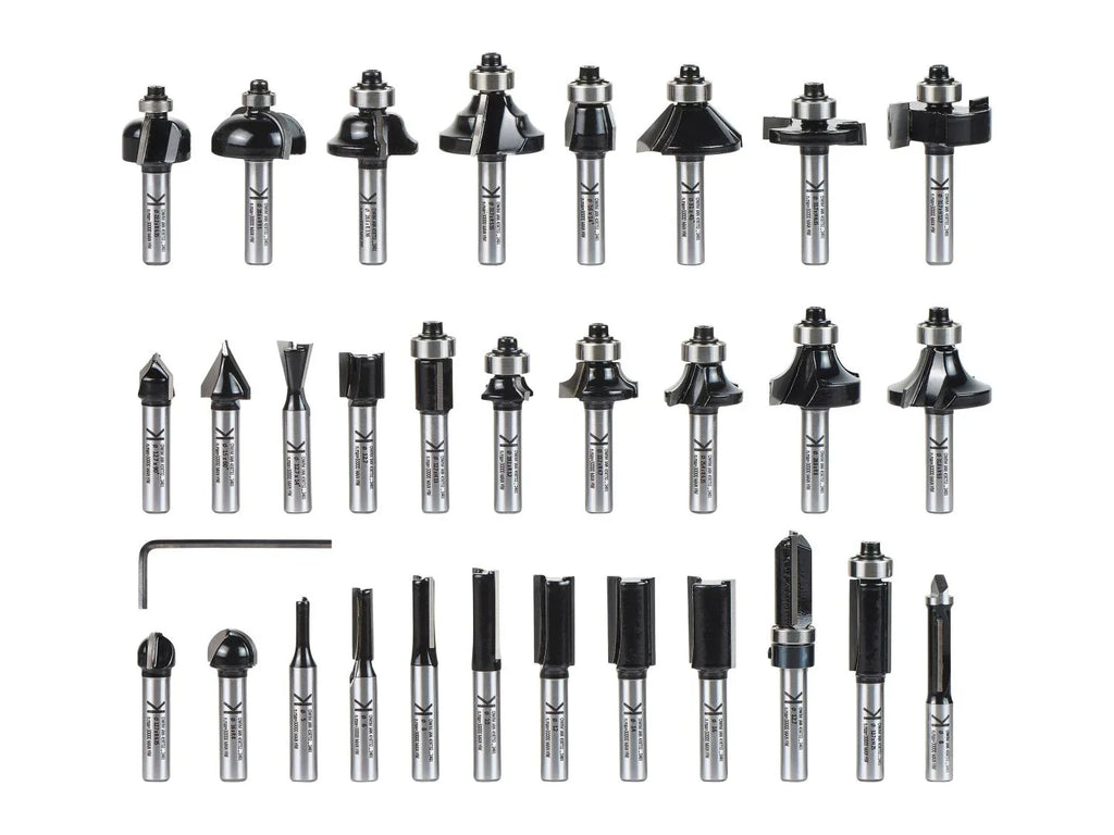 PARKSIDE Set d'embouts de fraisage PFB 30 A1, 30 pices