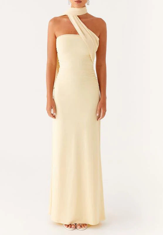 Robe longue fleurie d'été pour femme