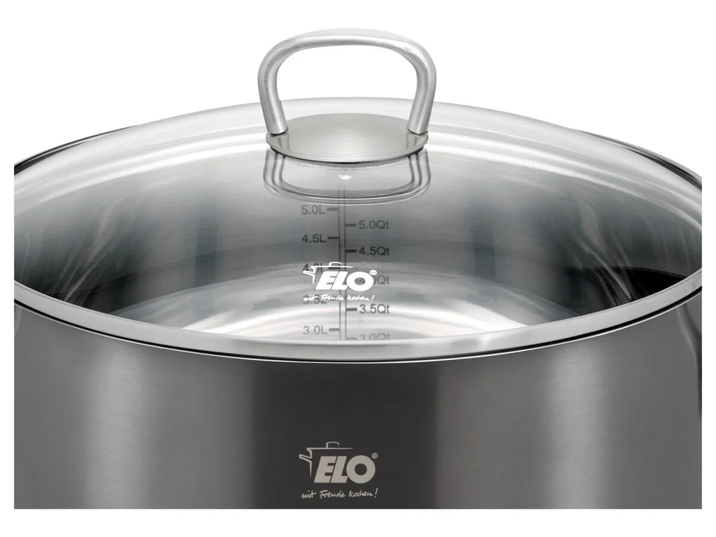 ELO Lot de 3 faitouts en acier inoxydable