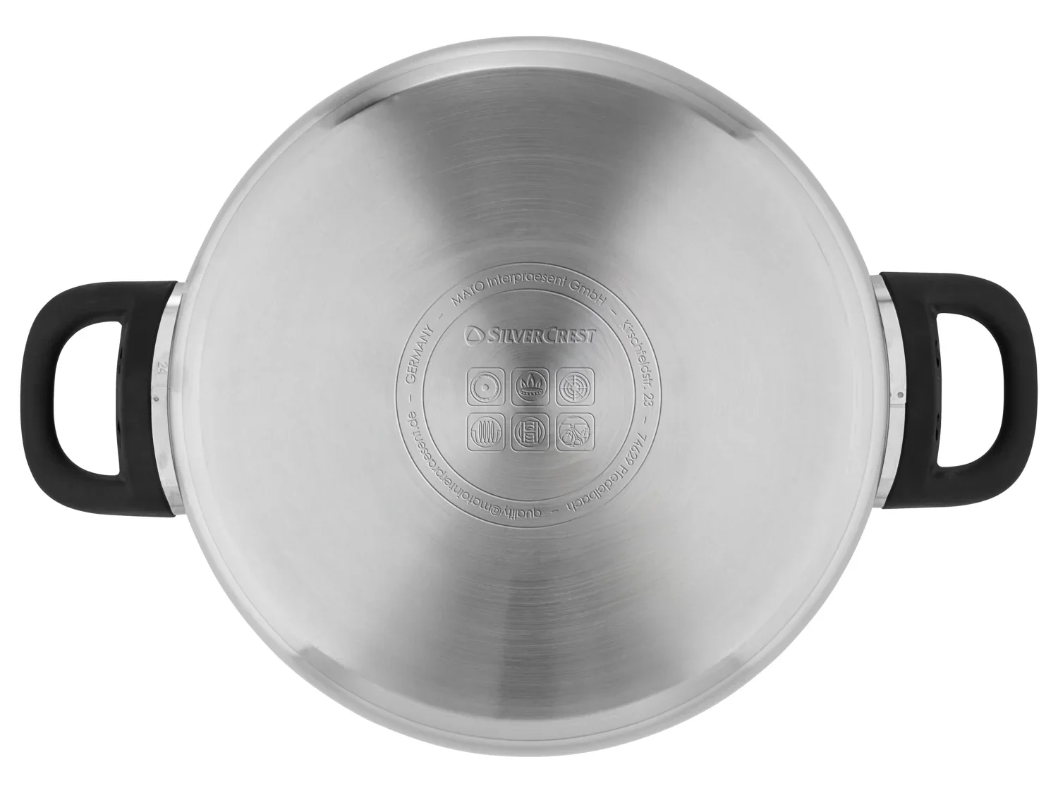 SILVERCREST Faitout en acier inoxydable, 24 cm