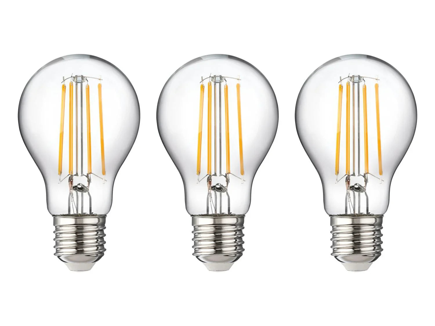 LIVARNO Lot de 3 ampoules LED  filament